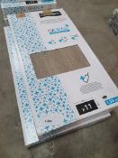 * 2 x packs GX Wall composite wall tiling - Alpine Larch - 11 x 60cm x 30cm - 1.98m2 coverage
