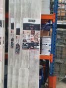 * 3 x packs Grosfillex wall cladding - Rustic Blanc Mix - 3 x 260cm x 37.5cm - 2.925m2 coverage