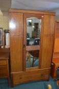 1930's Inlaid Mahogany Wardrobe