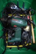 Assorted Tools Including Bosch Drill etc.
