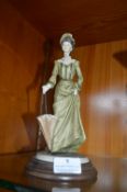 Capodimonte Figurine of a Lady with an Umbrella