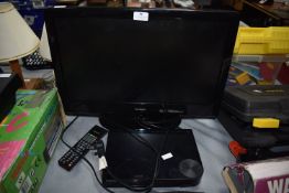 Goodmans 21" Portable TV with Remote and a Samsung