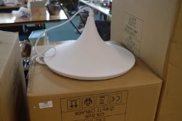 iLite White Metal Pendant Lamp 36cm