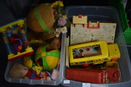 Two Tubs of Vintage Children's Toys