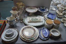 Decorative Vintage Pottery Jugs, Plates, etc.