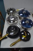 Assorted Stainless and Aluminium Pans