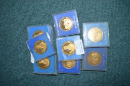 Ten William Wilberforce Bronze Medallions