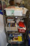 Modern Hardback and Paperback Books (cage not incl