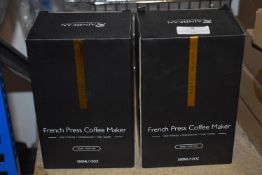 *2 French Press Coffee Makers