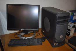 *Dell Desktop PC with Monitor, Keyboard & Mouse
