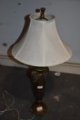 *Gilded Table Lamp with Shade