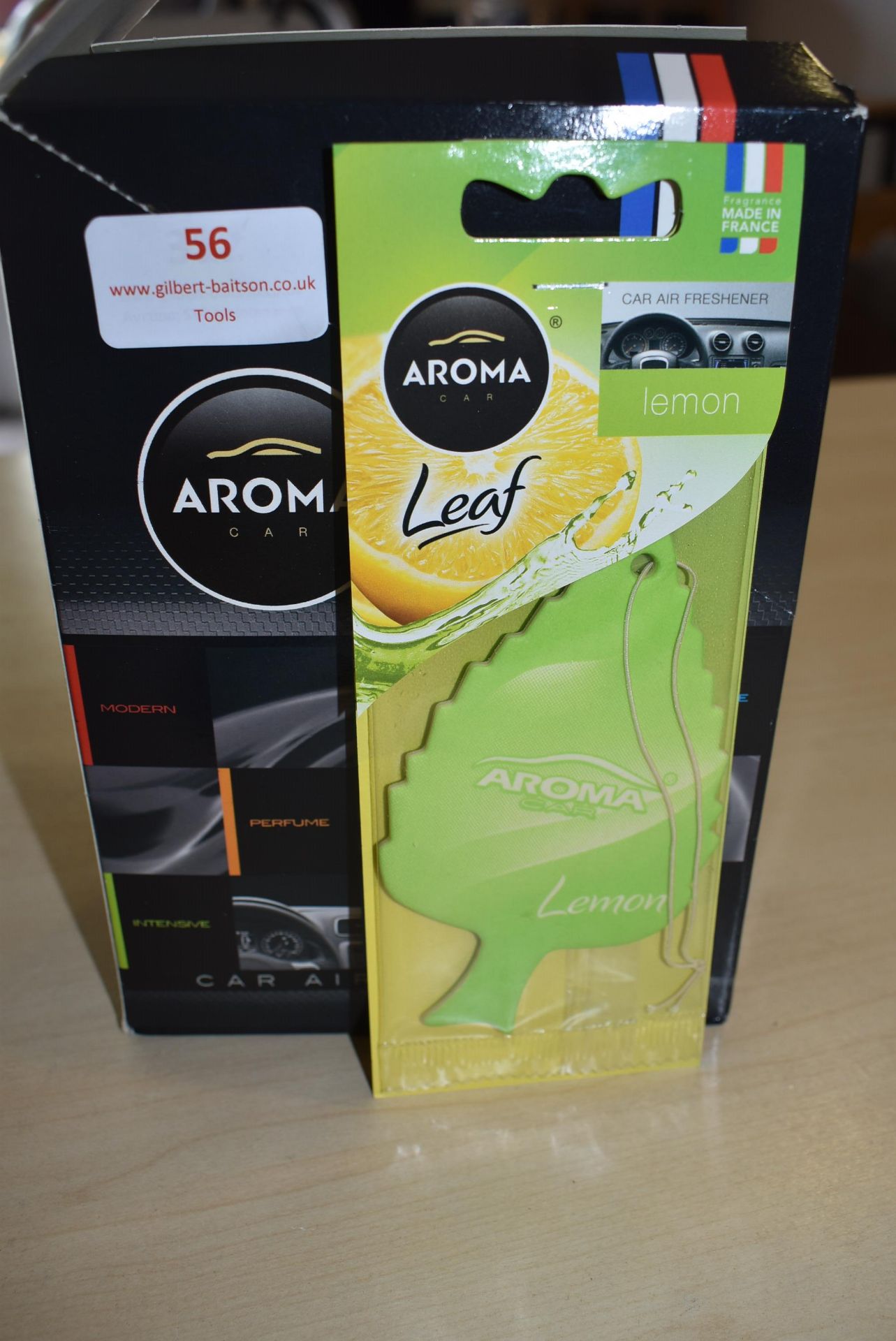 Aroma Car Lemon Leaf 22pc Air Freshener Set