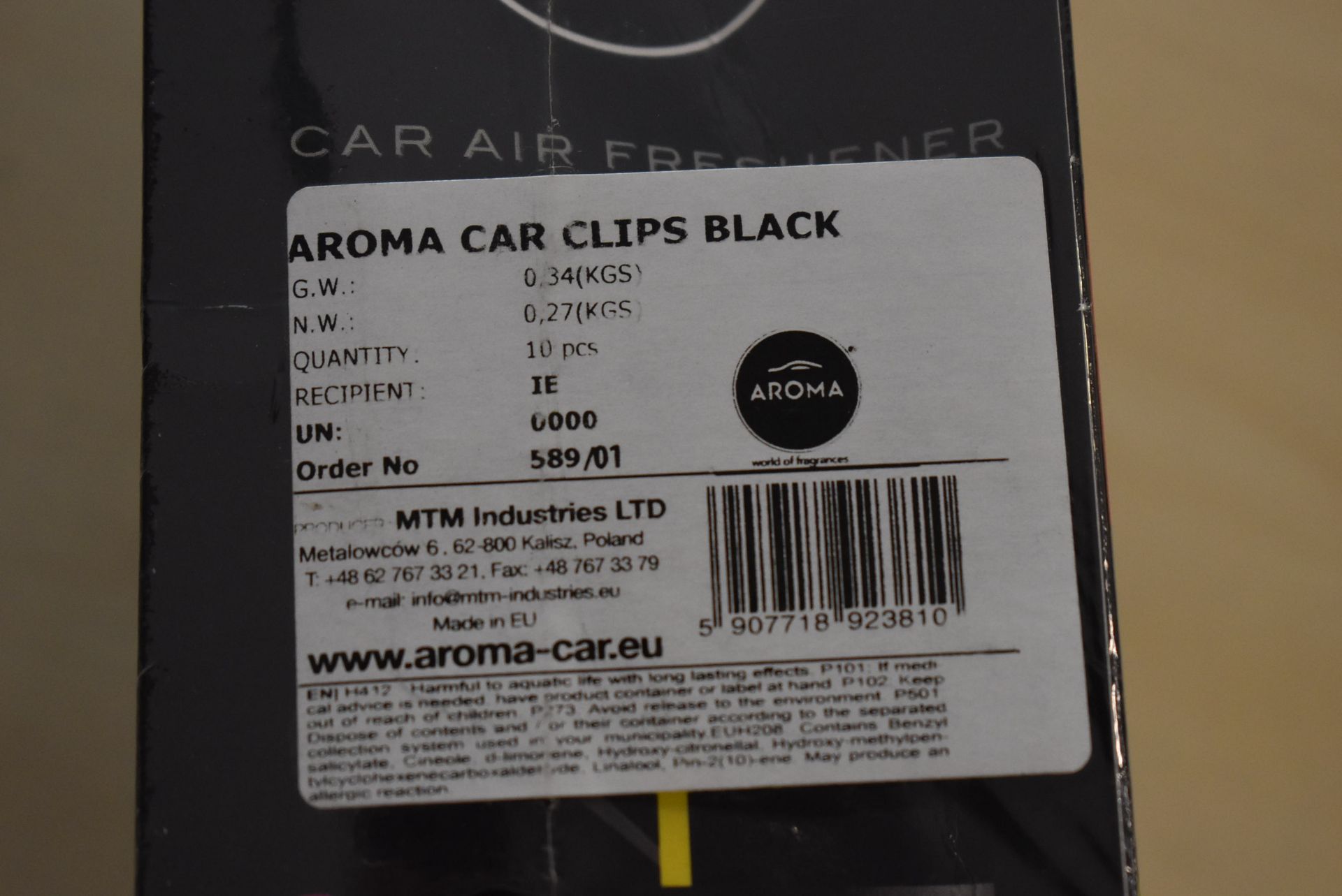 Aroma Car 10pc Air Freshener Set - Image 2 of 2