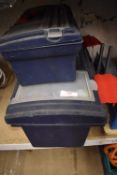 *Two Toolboxes Containing Assorted Tools