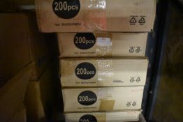 Five Boxes of 200 Natural Compactor Sacks