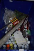 Quantity of Golf Balls and Accessories