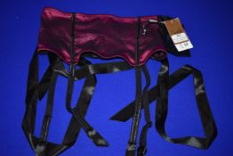 *Chantelle Black & Cerise Suspender Belt Size: M RRP £