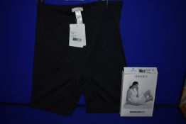 *Hanro - Switzerland Woolen Silk Style 071421 - Black Warm Wear Shorts Size: M RRP £55