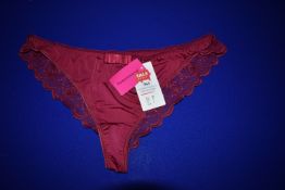 *Passionata Cerise Lace Briefs Size: L RRP £