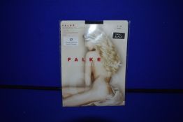 *Falke 1x Pair Invisible Deluxe 8 Den Ultra Transparent Matt Size: M Perfect Black RRP £
