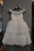 White Bridal Dress by Envy Size: 4