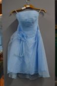 Blue Bridal Dress Size: 16