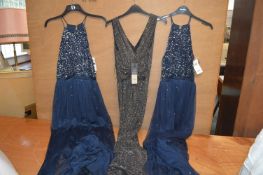 *3x Assorted Miss Selfridge and Phase 8 Evening Dresses