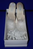 *Jaimies of Paris Ivory Mules with Feather Size: 36 RRP £129