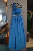 Turquoise Evening Dress Size: 14