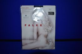 *Falke 1x Pair Invisible Deluxe 8 Den Ultra Transparent Matt Size: S Perfect Black RRP £15