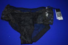 *Andres Sarda of Barcelona Tamara Black Full Panty Size: L RRP £125