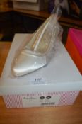Rainbow Club Ladies White Satin Shoes Size: 3