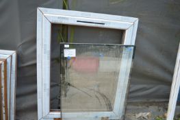 Wood Effect PVC Glazed Window ~90x110cm