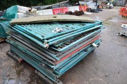 ~25 Assorted Fence Panels ~70” tall x 82” wide