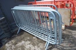 Seven Interlocking Galvanised Fencing ~7ft long