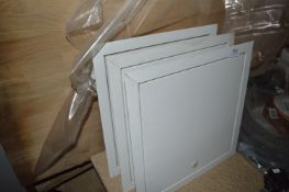 Three Metal Hatch Doors 35x35cm