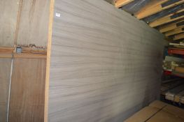 Two Grey Oak Effect Boards ~81”x110” x 1” thick