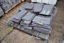 Pallet of Assorted Slate Tiles (16”x9” and 17”x10”)