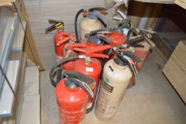 Eleven Assorted Fire Extinguisher