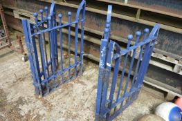 Pair of Galvanised Bifold Gates ~27” each section