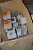 Box of Commercial Plug Sockets and Switches