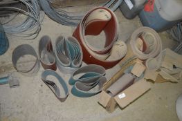 Quantity of Assorted Sanding Belts