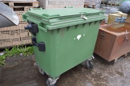 Green Commercial Disposal Bin 30”x4ft x 4ft tall