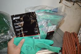 Bag of Arco Size: 10 Chemical Nitrile Gloves