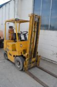 Yale GLP32 1.5-ton Gas Forklift, 2783 Hours Showing