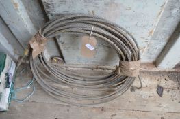Coil of Cable with Two Eyelets