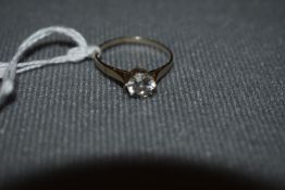 9k Gold Ring Size: O ~1.3g