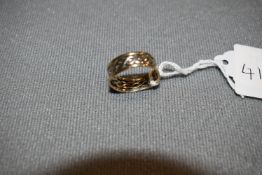 9k Gold Ring Size: N ~3.7g