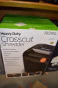 *Royale Heavy Duty Crosscut Shredder
