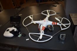 *DJI Drone with GoPro Hero Camera, Remote Control, and Monitoring System (Working Order)